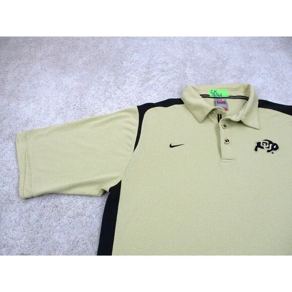 Colorado Buffaloes Nike Team Polo Shirt Mens Medium CU Boulder Football - Picture 4 of 15